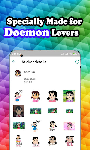 Doeamon Stickerapp Screen 2