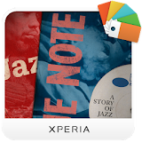 XPERIA™ Blue Note Story Theme icon