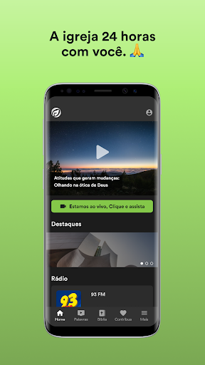 Android application Igreja Renovar em Laranjal screenshort