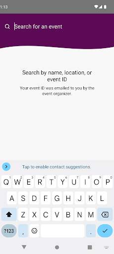 SNA Events Screen 3