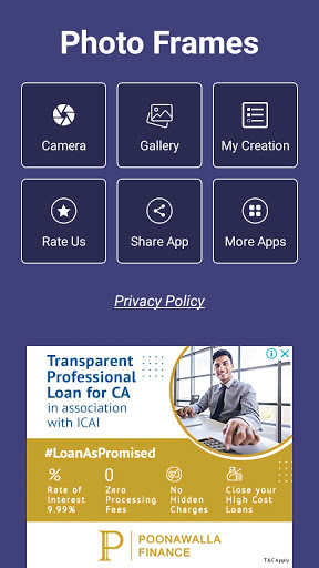 Android application Photo Frames screenshort