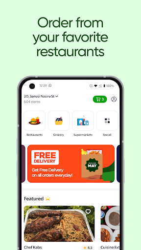 Heyfood - Food Delivery Screen 3