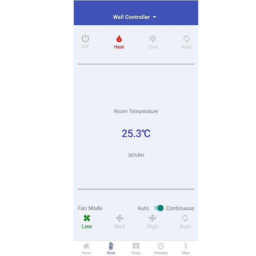 Android application Smart Temp Inspire Touch screenshort