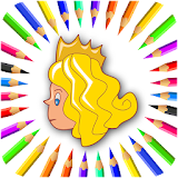 Princess Coloring pages icon
