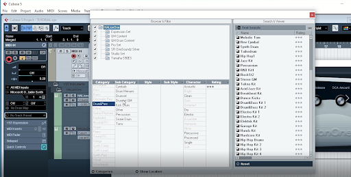 Android application Cubase 5 screenshort