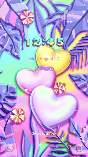 Tropical Heart - Wallpaper Screen 2