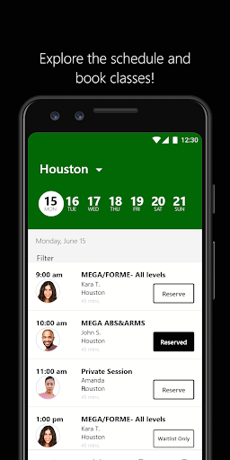 Re/forme lagree fitness HTX Screen 3