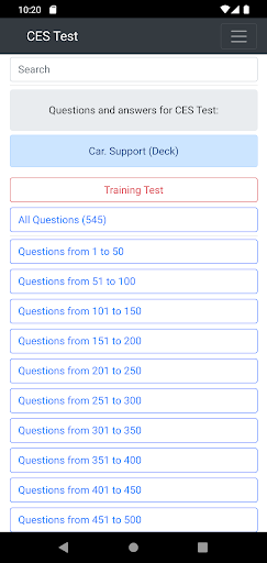 Car. Support - Deck. CES Test Screen 2