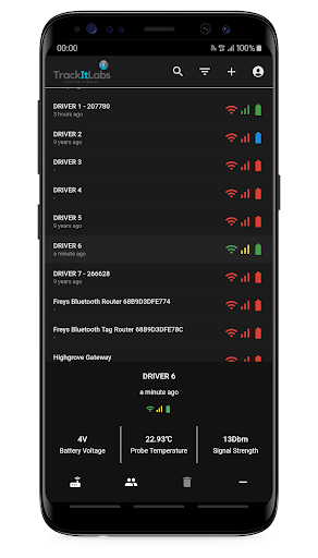 Android application TrackItLabs screenshort