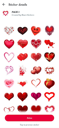 Love Heart Stickers-WASticker Screen 3