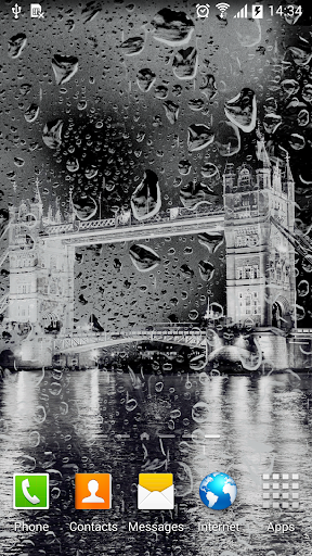 Android application Rainy London Live Wallpaper screenshort