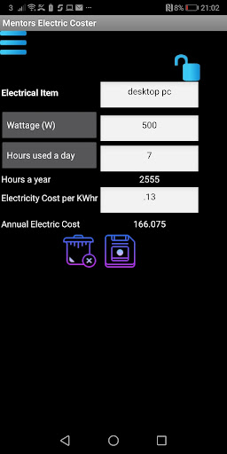 Mentors Electricity App Screen 2