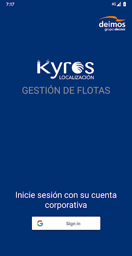 Android application Kyros MyDrive screenshort