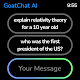 screenshot of GoatChat - AI Chatbot