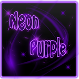 Neon Purple Style Go Launcher icon