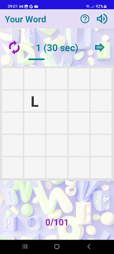 Android application Your Word screenshort