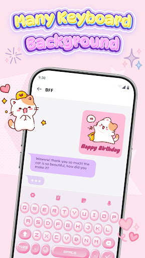 Keyboard Themes: Emoji Fonts screenshot 9
