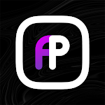 Cover Image of Descargar Aline Purple: linear icon pack  APK