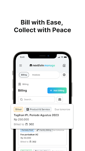 Nextlivin Manage Screen 3