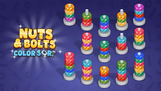 Nuts And Bolts Color Sort