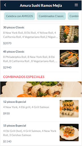 Amura Sushi Screen 3