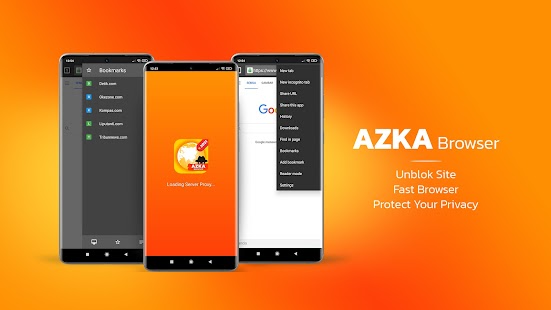 Azka VPN Browser PRO Screenshot