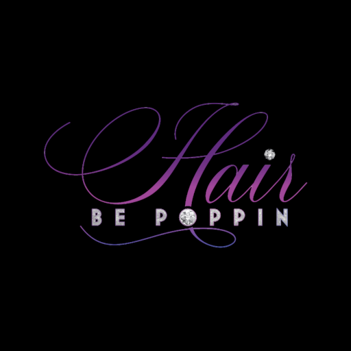 Hair be Poppin logo