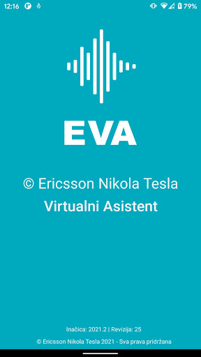 Android application EVA - Ericsson Nikola Tesla Vi screenshort