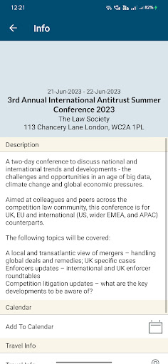Law Society Events Screen 3