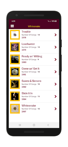 Whitesnake Lyrics & Wallpapers Screen 2