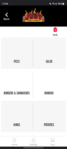Just Pizza Screen 2