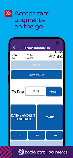 Android application Barclaycard Smartpay Anywhere screenshort