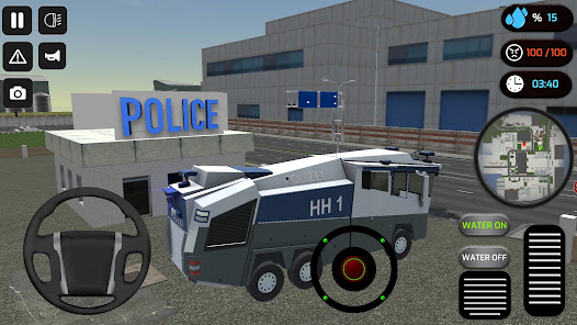 Police Riot Truck Simulator  screenshots 1