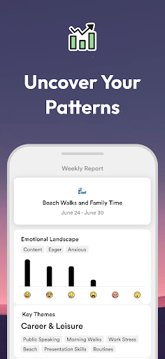 Screenshot of Rosebud: AI Journal & Diary