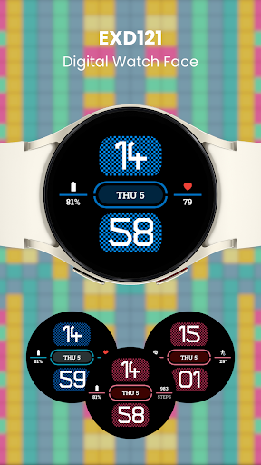 EXD121: Digital Watch Face screenshot 4