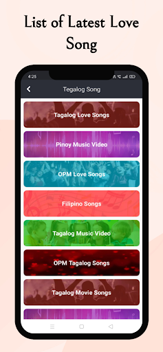 Tagalog Love Songs : OPM Songs Screen 3