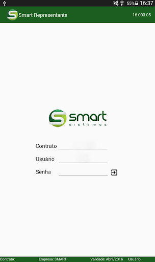 Android application Smart Representante screenshort