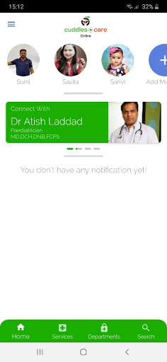 Android application CuddlesNCare Online screenshort