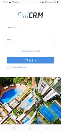 Android application EstiCRM Deweloper screenshort