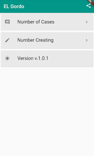 Android application EL gordo - Sum Lotto screenshort