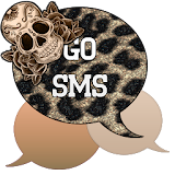 GO SMS - Sugar Skullz 2 icon