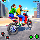 Rooftop Bike Driving Simulator : Bike Taxi Games