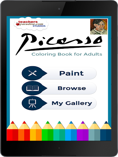 Picasso Coloring for Adults