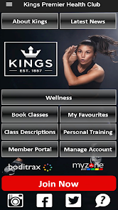 Screenshot 1 Kings & Marina Health Clubs android