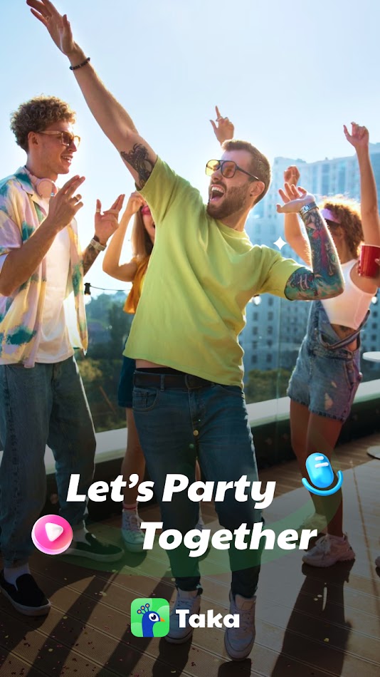 #1. Taka - Chat, Live, Games room (Android) 由: Taka Group