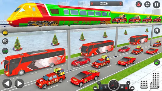 Santa Transporter Truck Games