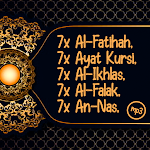 Cover Image of Download 7x Al-Fatihah,Ayat Kursi,Al-Ikhlas,Al-Falak,An-Nas 1.1.4 APK