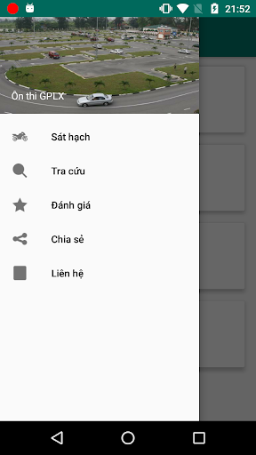 Android application 450 Câu hỏi sát hạch lái xe screenshort