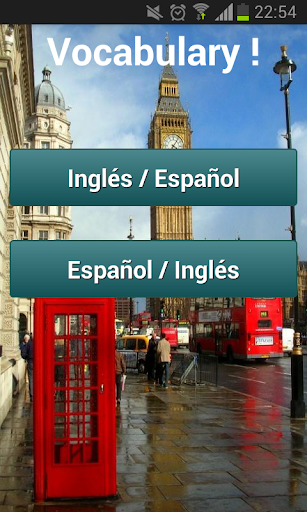 Android application Vocabulary screenshort