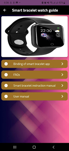 Smart Bracelet Watch Guide